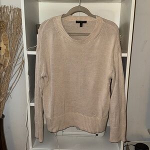 Banana Republic Light Beige Knit Pullover